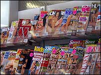 Porn magazines