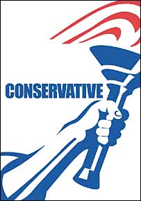 The Conservatives' previous logo