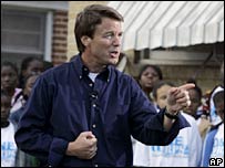 John Edwards in New Orleans