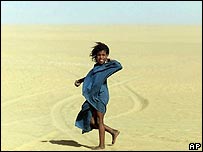 Tuareg girl in the Sahara Desert, north of Timbuktu, Mali