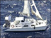 The Kaz II yacht (Image: Queensland Police)