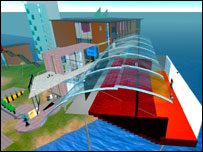 A scene from Liverpool Hope University in Second Life (Pic: Liverpool Hope)