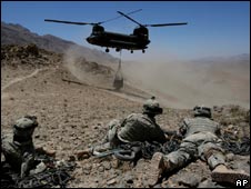 US troops in Afghanistan