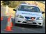 Police car outside Marysville, Victoria.