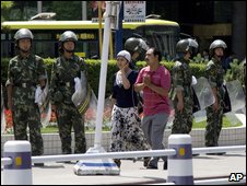 Police in Urumqi