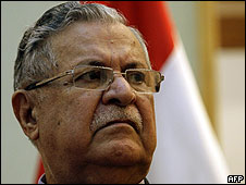 Iraqi President Jalal Talabani 