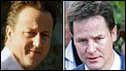 David Cameron and Nick Clegg