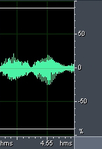 oscillogram closeup