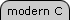 modern C