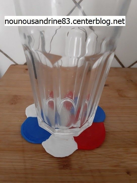 14 juillet : dessous de verre