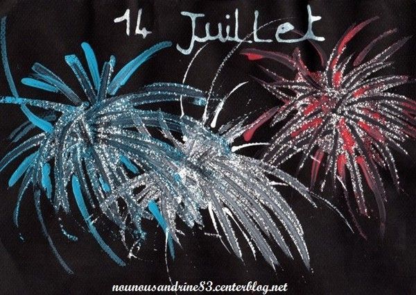 14 Juillet : feu d'artifice