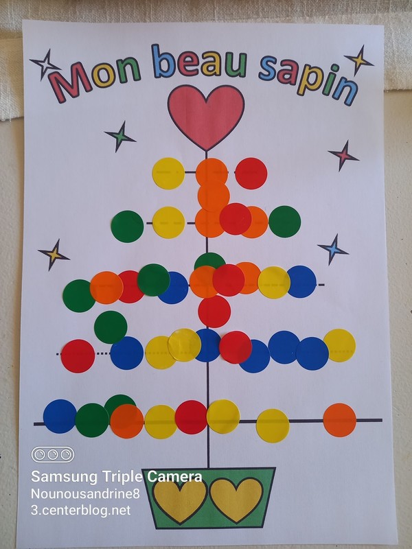 mon beau sapin gommettes électrostatiques