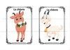 Les animaux de la ferme puzzle 3 pièces