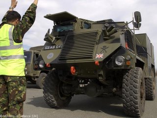 A Saxon APC - a top-heavy liability that has to go