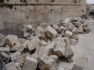 Temple ruins in Jerusalem’s Old City