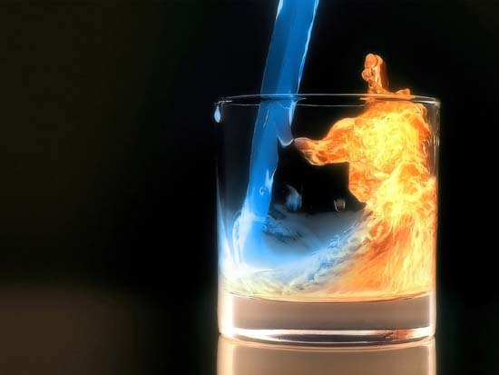 blue fire drink