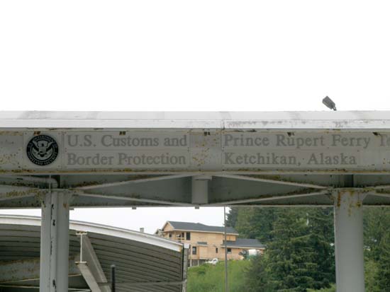 U.S. Border in Prince Rupert for the Alaska Ferry System.