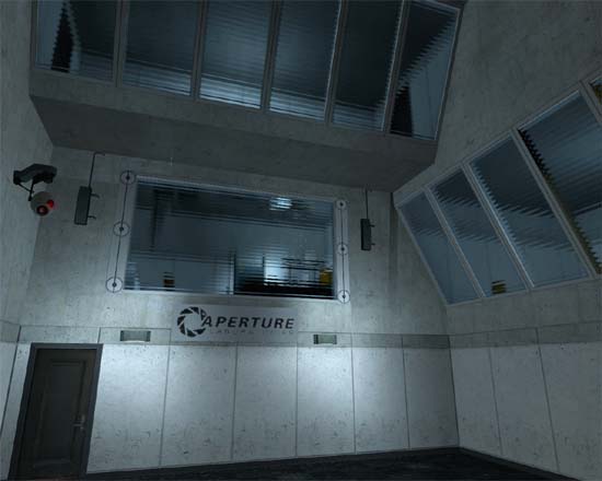 Early screenshot of a custom portal map.