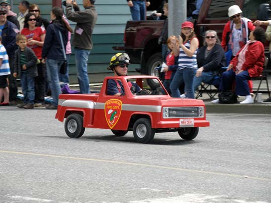 Small fire truck