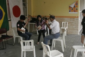 Uma das várias oficinas do evento