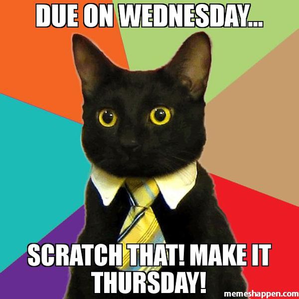 work at thursday meme graphic