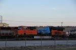 BNSF 7592 Still being worked on at Mid America.