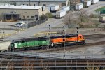 BNSF 1568 Leads a transfer toward the Kcs yard..