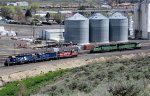 CBRW 302 - CBRW 651 - CBRW 652 facing off BNSF 1406 - BNSF 1434