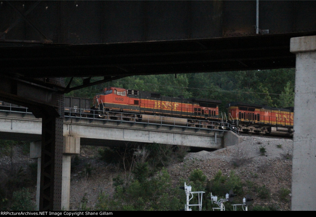 BNSF 1050 the one and only H1 with yellow lettering.