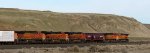 BNSF 6790 - BNSF 6585 - BNSF 7651 elephants meet-pass DPU BNSF 5224 - BNSF 5331 