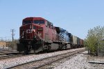 CP 9670 & CEFX 1020 slowly roll west up the lead with 241