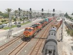 BNSF 7581 thru Alameda Corridor