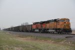 BNSF 9895 Rolls a loaded coal drag into Elsberry Mo.