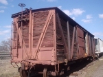 Wooden boxcar