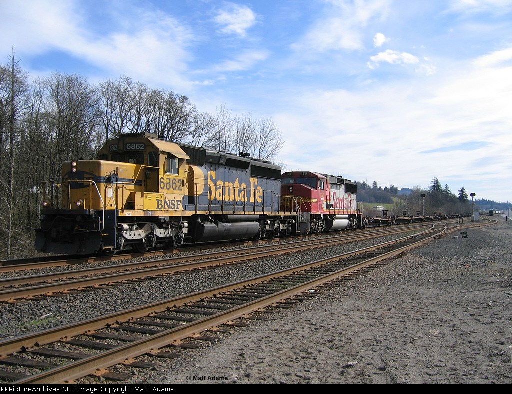 BNSF 6862 North