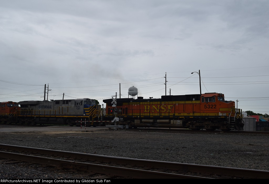 BNSF 5322 North w/ CREX 