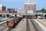 BNSF 7217 leads WB intermodal