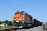 BNSF rock train DPU