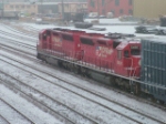 CP 5494 and 5498 switch in Alyth Yard on 16th December 2005