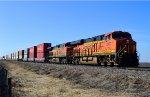 BNSF 6907 and 4873