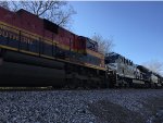 NS 3780 & KCS 4004 On An NS Tier IV Delivery Train