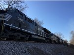 NS 3679 Trailing On An NS Tier IV Delivery Train