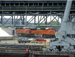 BNSF 9079 and BNSF 6037 at MERC