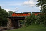 BNSF8544 passing Peck Park