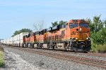 BNSF 8177 Drags 4 other Ge's down the Transcon. 