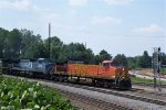 BNSF 4980 (C44-9W) NS 8378 (C40-8W) Conrail Quality Paint NS 9140 (C40-9W)