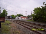 NS 8378 heads EB through the Metuchen Rd. crossing