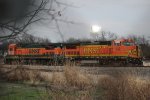 BNSF 532 and 564