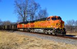 BNSF 5707 and 9280