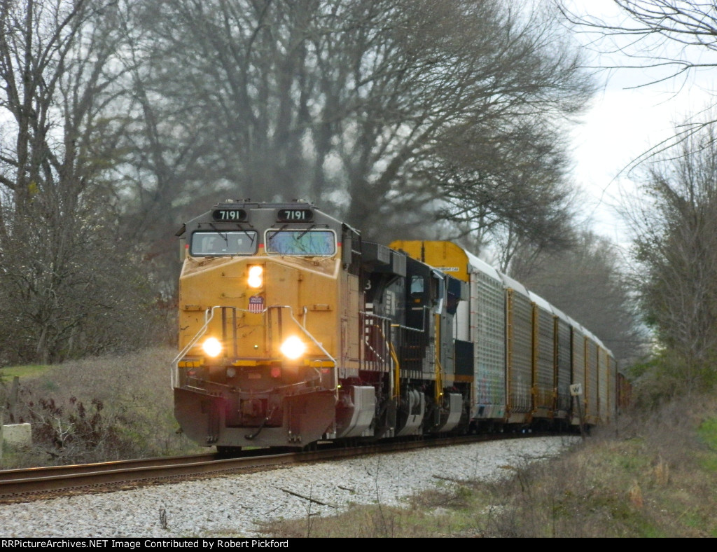 UP 7191 (AC44CW) NS 7698 (ES40DC) CSX 3187 (ES44AC-H)